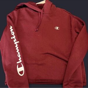 Champion women’s Burgundy Hoodie